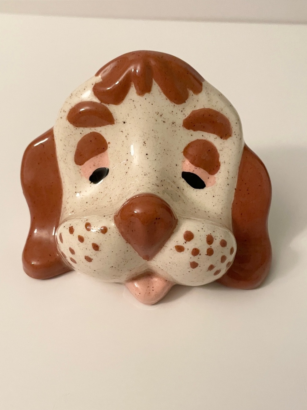 Vintage 1985 Ceramic Dog Eyeglass Holder Stand Novelty Poem - Picture 2 of 12